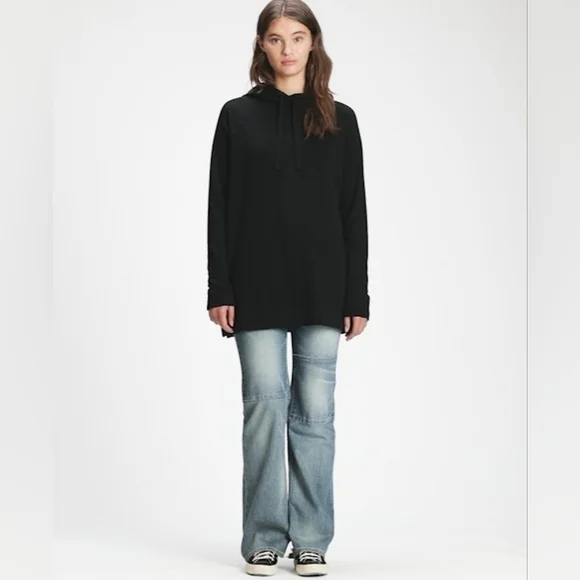 Gap Cloud Light Tunic Hoodie Womens XS- -TP - Black - Picture 11 of 11